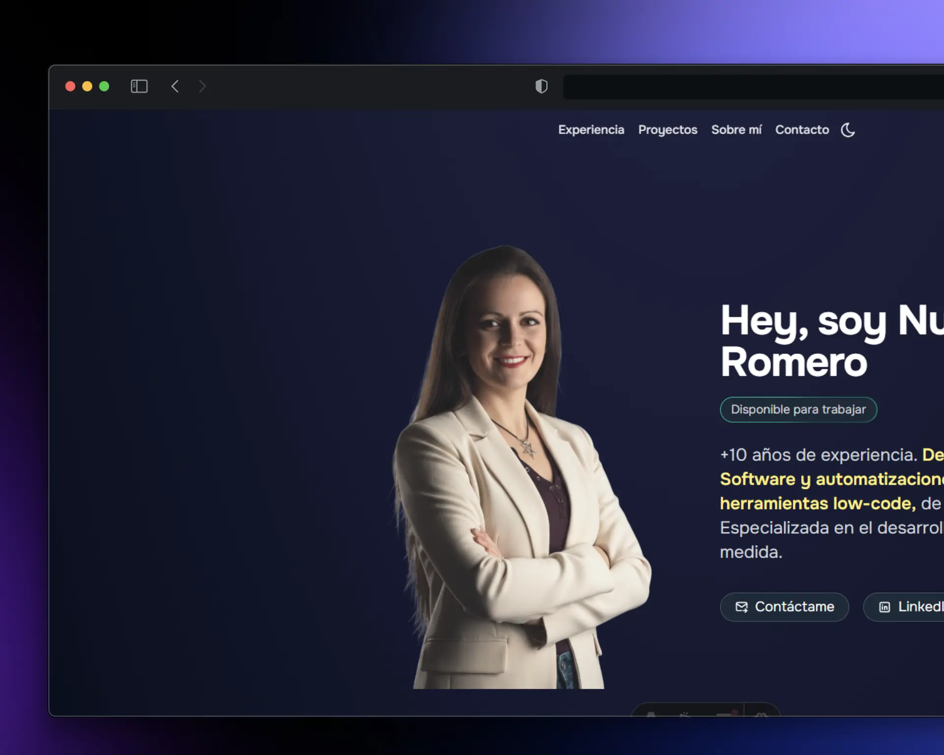 nuriaromero.dev - Portfolio personal